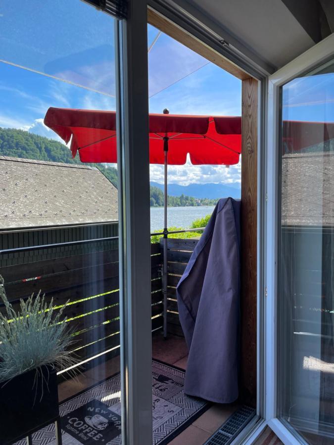Seewohnung Lucia - Mit Seezugang Annenheim Exteriör bild