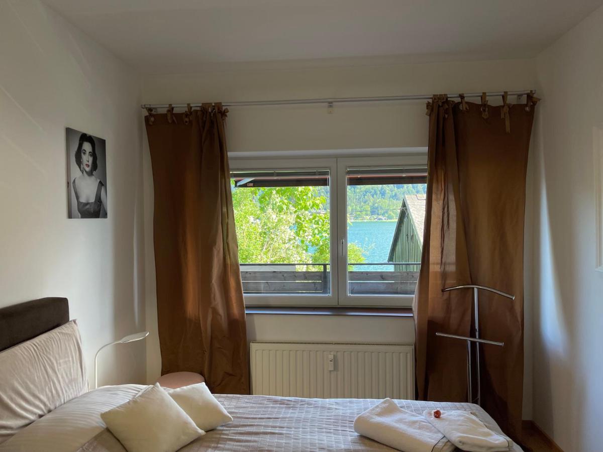 Seewohnung Lucia - Mit Seezugang Annenheim Exteriör bild