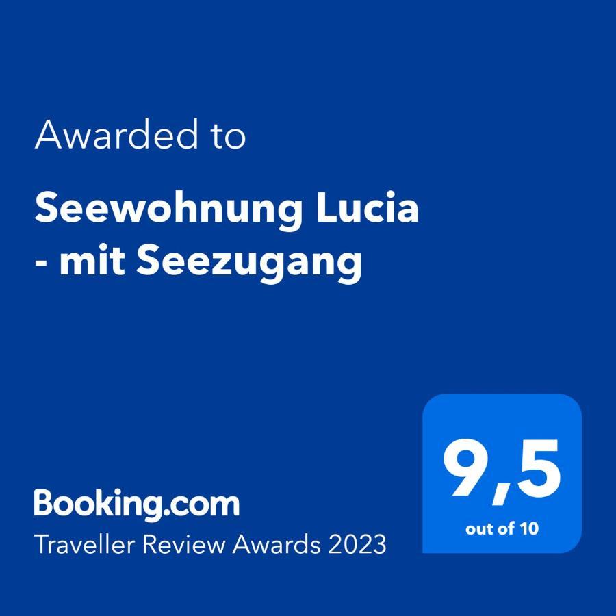 Seewohnung Lucia - Mit Seezugang Annenheim Exteriör bild